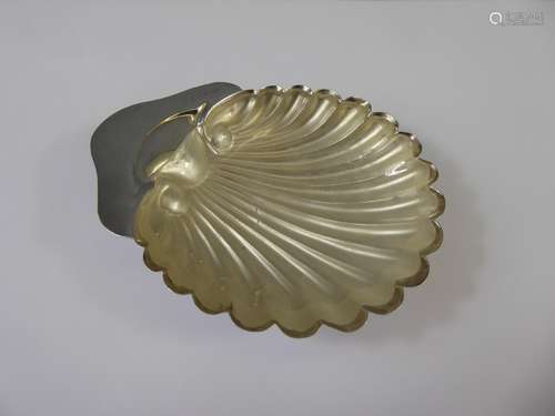 A Late Victorian Silver Scalloped Butter Dish, Birmingham hallmark, mm George Unite.