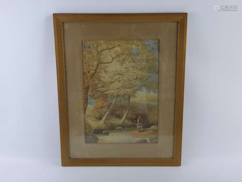 G. Bartlett, Late 19th Century Victorian Watercolour entitled 