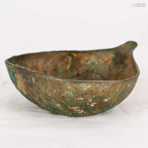 CHINESE BRONZE WATER COUPE