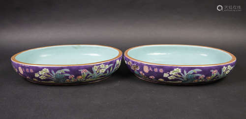 CHINESE FAMILLE ROSE PORCELAIN BOWLS