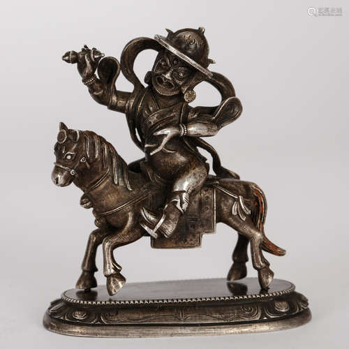 CHINESE FIGURE RIDING HORSE