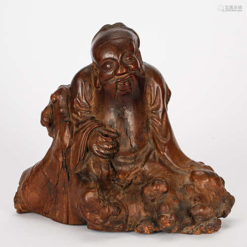 CHINESE HARDWOOD FIGURE