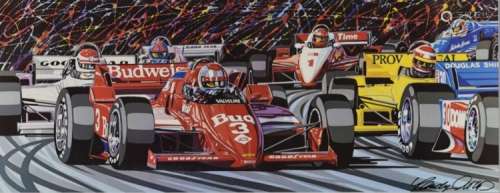 RANDY OWENS GRAND PRIX RACING SIGNED LITHOGRAPH