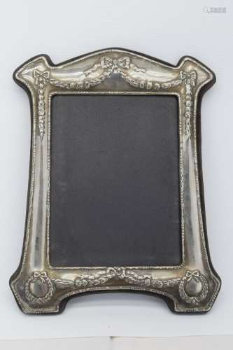 ANTIQUE STERLING SILVER MIRROR PICTURE FRAME
