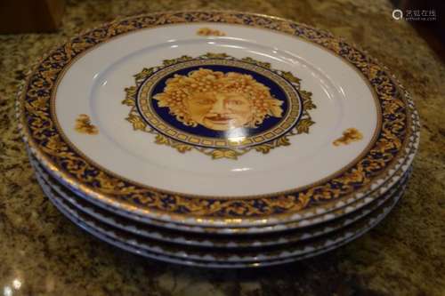 53 PCS. T. LIMOGES PORCELAIN BACCHUS PATTERN