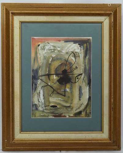 ABSTRACT WORK LITHOGRAPH BY THORP