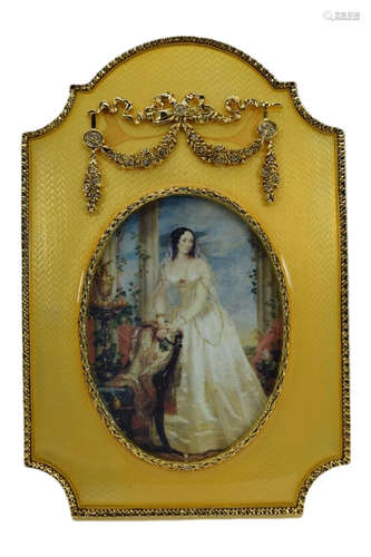 FABERGE COUNTESS PICTURE FRAME #172-W IN BOX