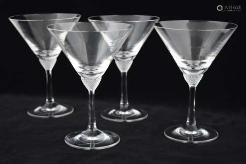 VILLEROY & BOCH CRYSTAL STEMWARE MARTINI GLASSES