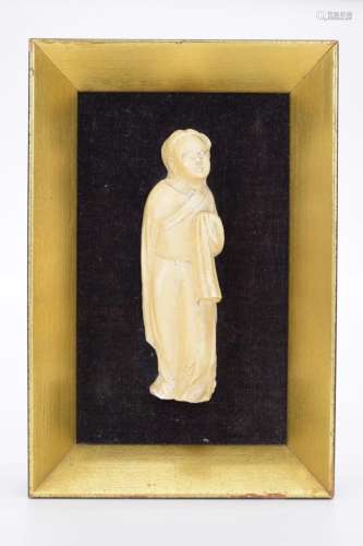 CHINESE COMPOSITE MAIDEN FIGURE IN FRAME