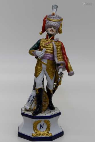 CONTINENTAL PORCELAIN SOLDIER PRINCE EUGENE