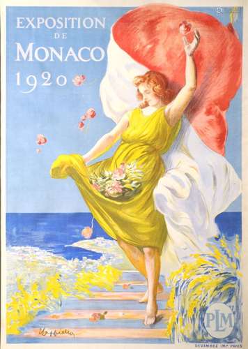 LEONETTO CAPPIELLO (1875-1942) « Exposition de Monaco », 1920