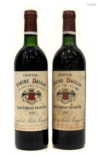 CHÂTEAU TERTRE DAUGAY 1987 France, Bordeaux, Saint-Emilion Grand Cru Classé