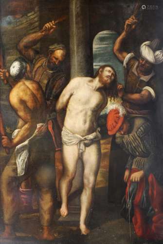 EUCLIDE TROTTI (1555-1632) La Flagellation du Christ