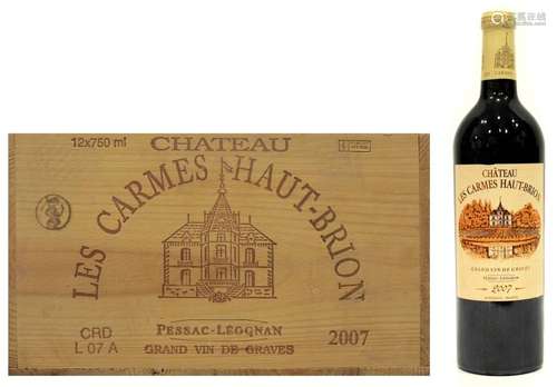 CHÂTEAU LES CARMES HAUT-BRION 2007 France, Bordeaux, Pessac-Léognan