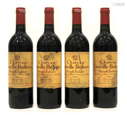 CHÂTEAU LEOVILLE POYFERRE 1988 France, Bordeaux, Saint-Julien, 2ème Grand Cru Classé