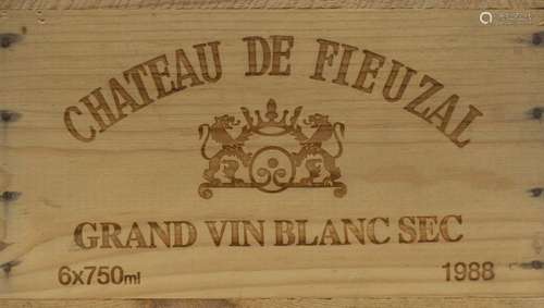 CHATEAU DE FIEUZAL 1988 France, Bordeaux, Graves blanc Pessac-Léognan