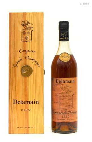 DELAMAIN, COGNAC GRANDE CHAMPAGNE 1960 France, Cognac