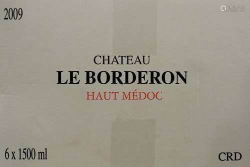 CHÂTEAU LE BORDERON, MAGNUM 2009 France, Bordeaux, Haut-Médoc