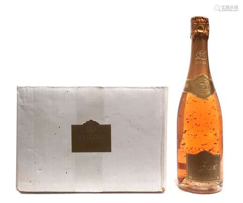 LUXOR PURE GOLD 24K BRUT ROSE France, Champagne