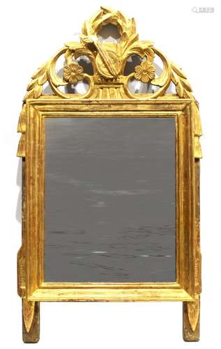 MIROIR D’EPOQUE LOUIS XVI, FRANCE 18ème SIECLE