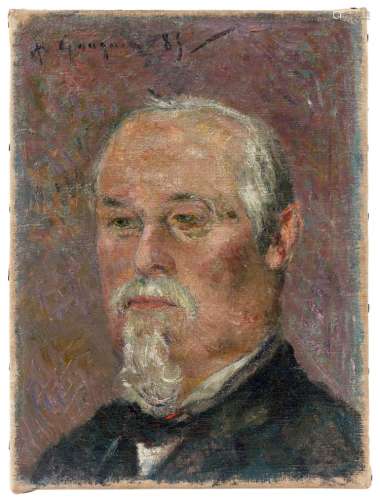 Paul GAUGUIN 1848 - 1903 Portrait de Philibert Favre – 1885 Huile sur toile