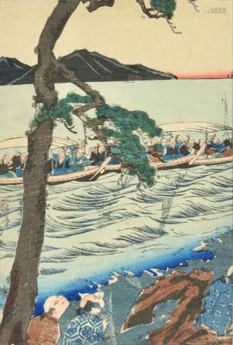 Uragawa Yoshifusa		Gravure sur bois Date vers 187...