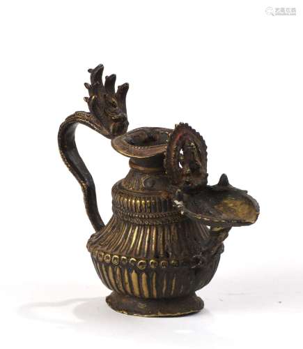 Népal, XVII XVIIIe siècleLampe à huile Sukunda ...