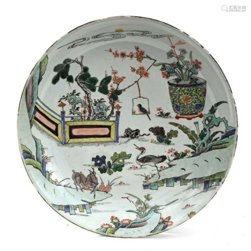 Chine, période KangxiGrande coupe en porcelaine...