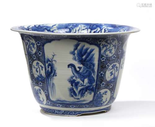 Japon, fin XIXe siècleJardinière en porcelaine ...