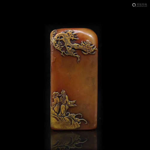 A TIANHUANG STONE CARVED SEAL