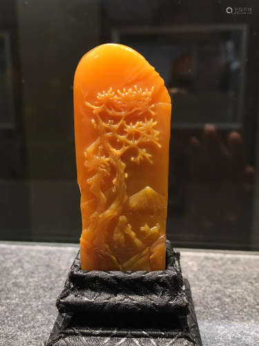 A TIANHUANG SOAPSTONE CARVED SEAL