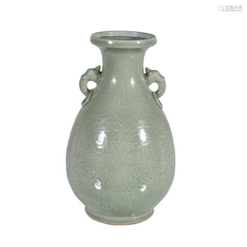 A Chinese celadon vase