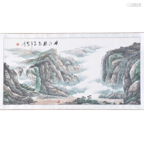 Li Wenxuan, scroll painting