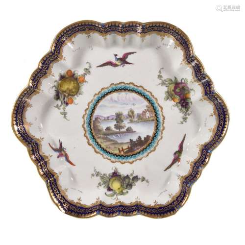 A Worcester ‘Lord Henry Thynne’ pattern teapot stand