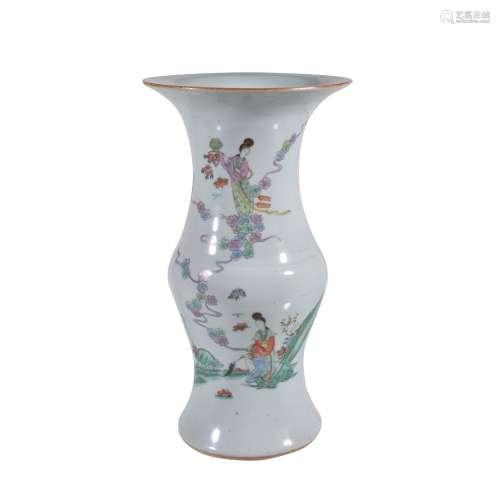 A Chinese Famille Rose vase