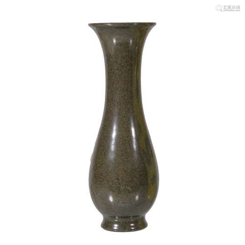 A Chinese ‘tea dust’ glazed vase