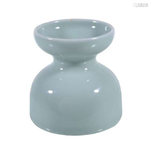 A Chinese celadon-glazed cuspidor