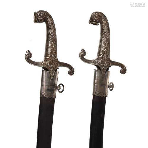 Two Victorian bandsman’s swords