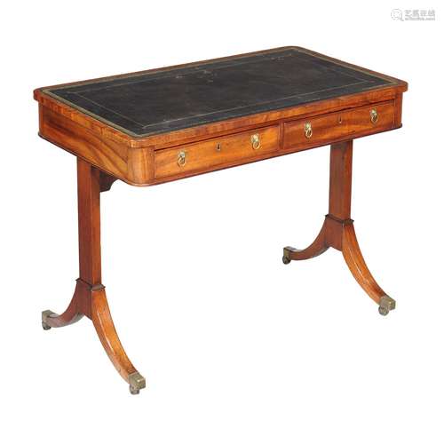 A George IV mahogany side table