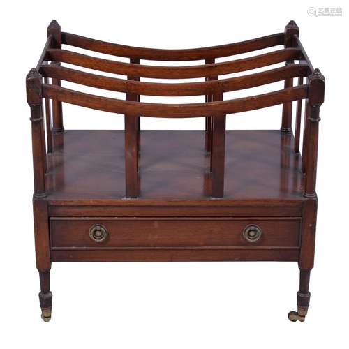 A Regency mahogany Canterbury