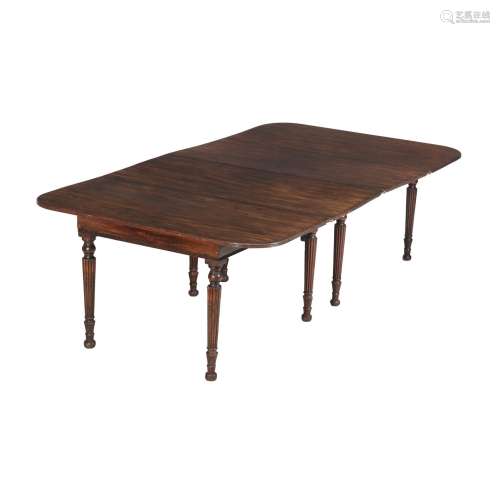 A George IV mahogany dining table