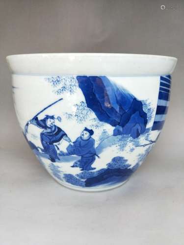 Chinese Blue and White Porcelain Jar