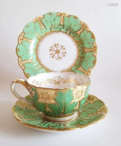 Imperial Russian Nicholas I Porcelain Cup Saucer P