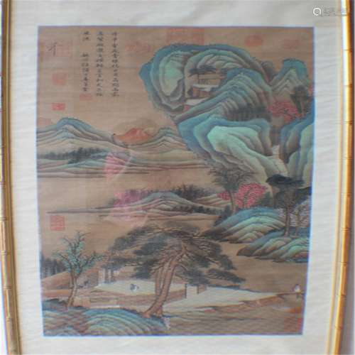 A Very fine Chinese painting with signature