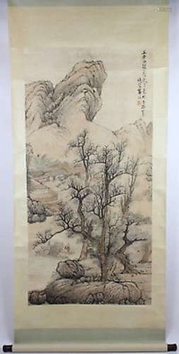 A Chinese watercolor painting