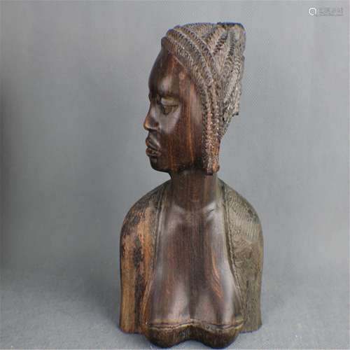 A wood figure