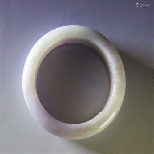 A Lavander Jadeite Bangle 紫罗兰翡翠手镯