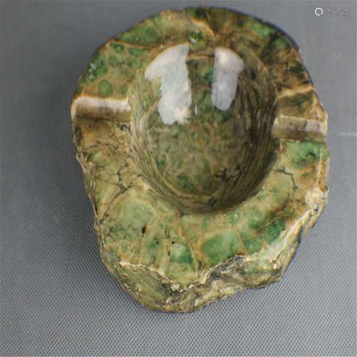 green stone Ashtray