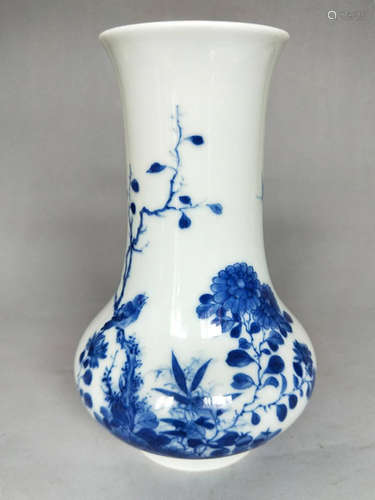 Chinese Blue and White Porcelain Vase