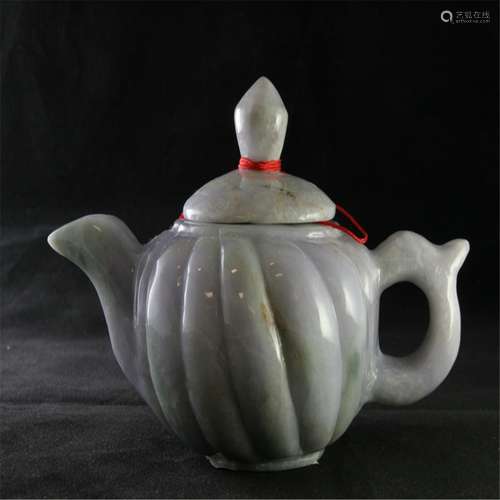 A jadeite teapot